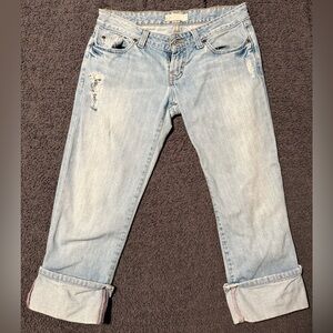 Light Blue Distressed Vintage Jeans